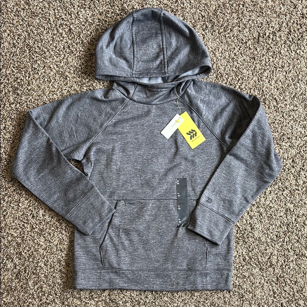 All In Motion Gray Pullover Hoodie Boys Size Medium 8